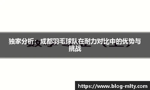 独家分析：成都羽毛球队在耐力对比中的优势与挑战